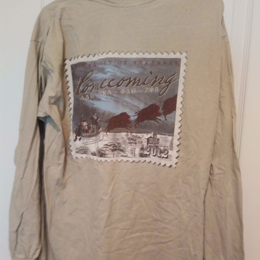 Long Sleeve Adpi Arkansas Christmas Shirt size L